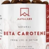 Aavalabs Beta Carotin Vitamin A Vegan 180 Weichkapseln