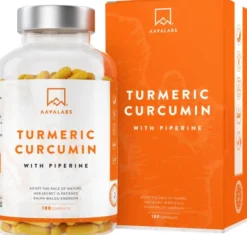 Aavalabs Curcumin + Piperin Vegan 180 Kapseln