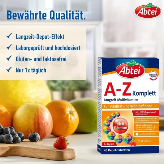 Abtei A-Z Komplett 40 Tabletten