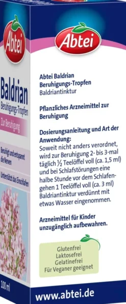 Abtei Baldrian Beruhigungs Tropfen 100 ml Tropfen