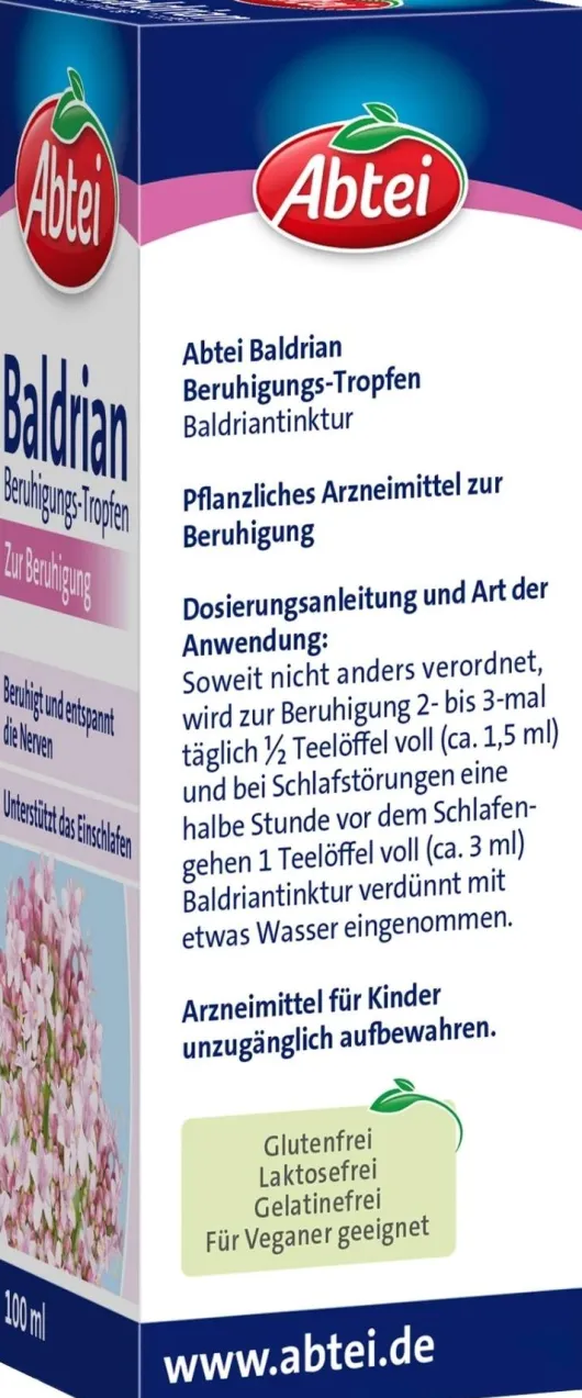 Abtei Baldrian Beruhigungs Tropfen 100 ml Tropfen