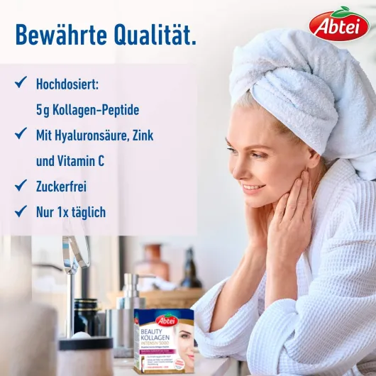 Abtei Beauty Kollagen Intensiv 5000 10 X 25 ml Trinkampullen