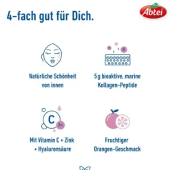 Abtei Beauty Kollagen Intensiv 5000 10 X 25 ml Trinkampullen