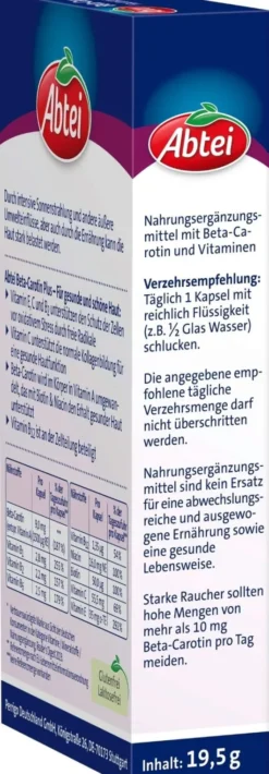 Abtei Beta - Carotin Plus 50 Kapseln