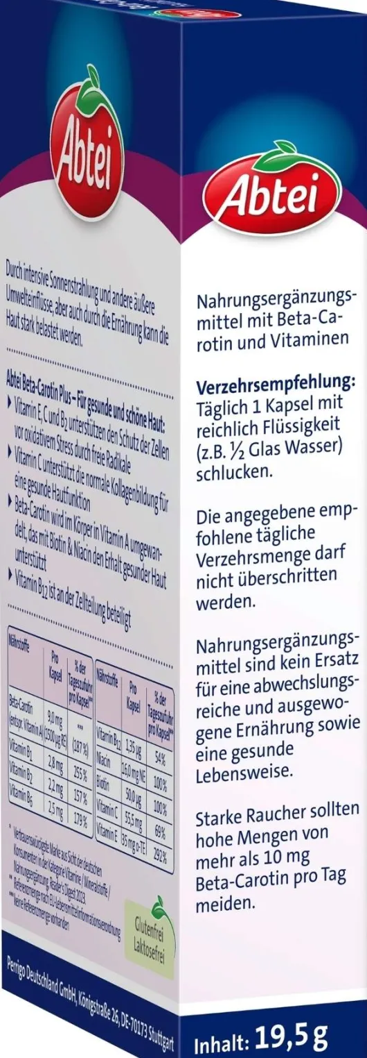 Abtei Beta - Carotin Plus 50 Kapseln