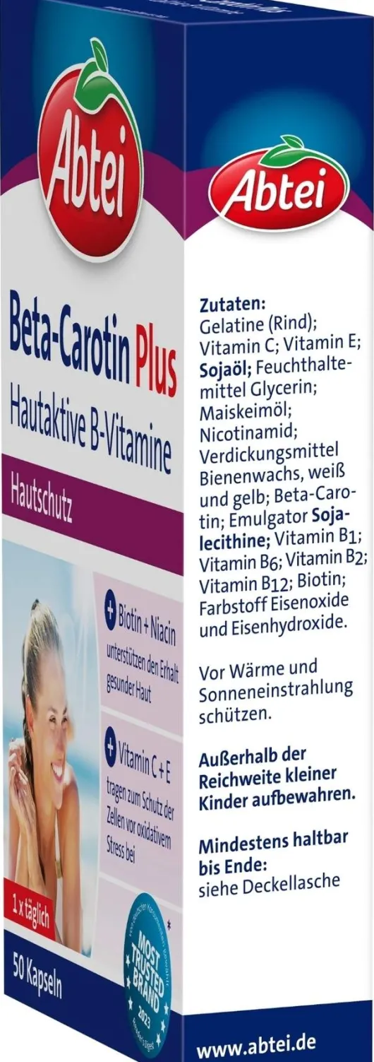 Abtei Beta - Carotin Plus 50 Kapseln