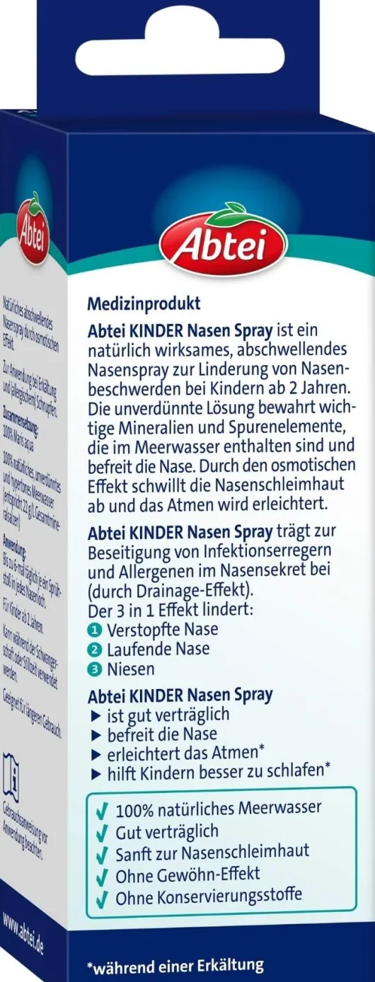 Abtei Kinder Nasen Spray 20 ml