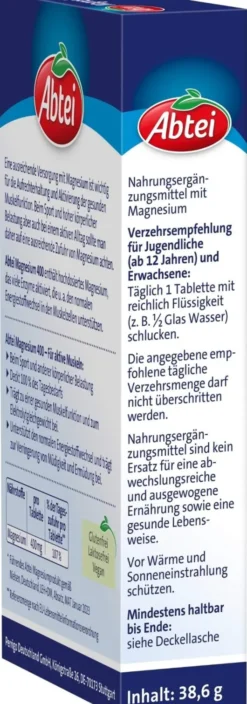 Abtei Magnesium 400 30 Tabletten
