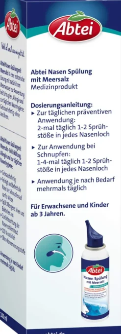 Abtei Meersalz Nasenspülung 100 ml Spray