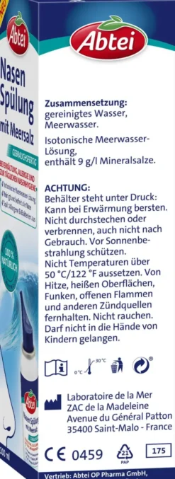 Abtei Meersalz Nasenspülung 100 ml Spray