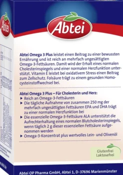 ABTEI Omega-3 Plus Kapseln TF 60 Stück