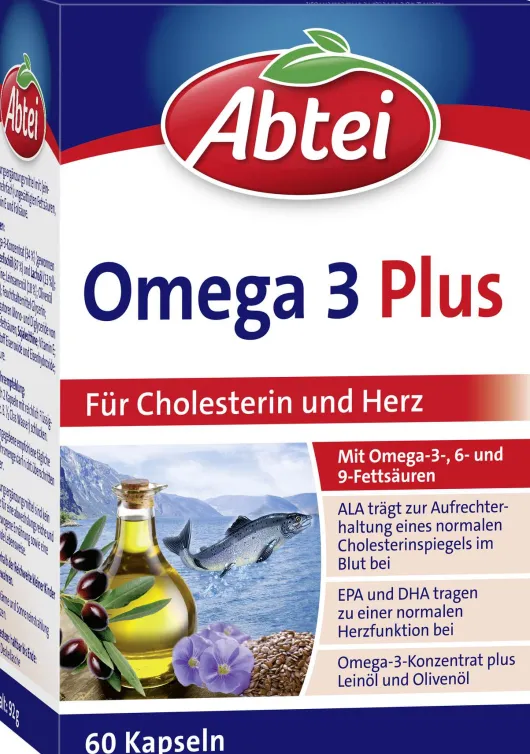 ABTEI Omega-3 Plus Kapseln TF 60 Stück