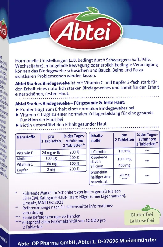 Abtei Starkes Bindegewebe 42 Tabletten