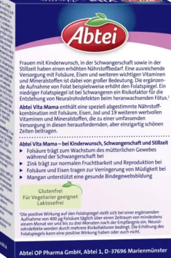 Abtei Vita Mama 60 Tabletten