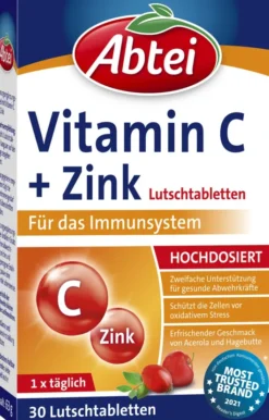 Abtei Vitamin C Plus Zink Lutschtabletten