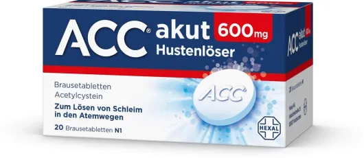 ACC akut 600 mg Hustenlöser 20 Brausetabletten