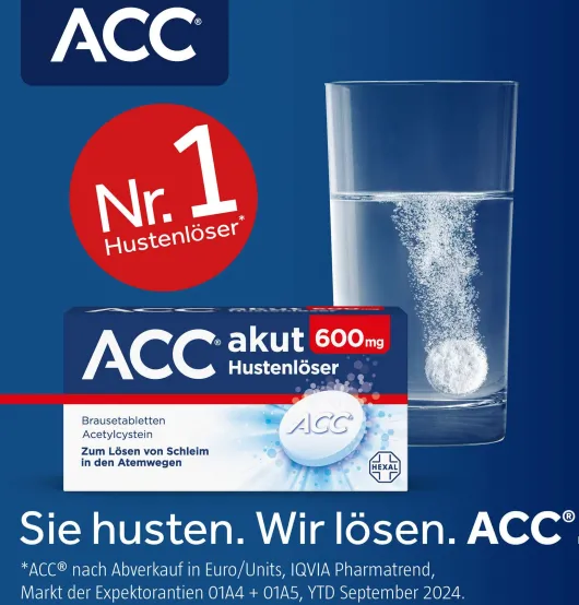 ACC akut 600 mg Hustenlöser 20 Brausetabletten