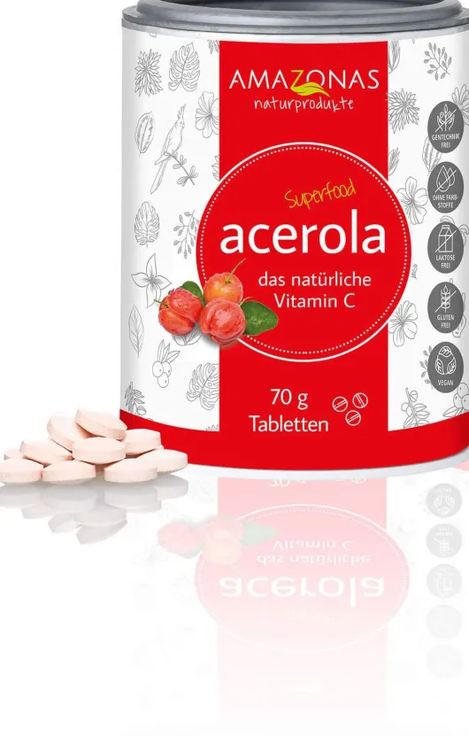 Acerola Vitamin C Ohne Zuckerzusatz 70 G Lutschtabletten