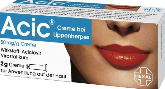Acic Creme bei Lippenherpes 2 g