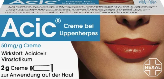 Acic Creme bei Lippenherpes 2 g