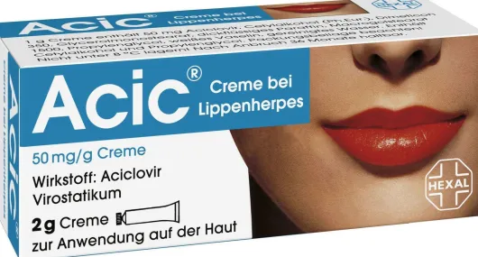 Acic Creme bei Lippenherpes 2 g