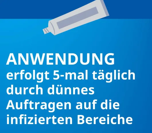 Aciclostad gegen Lippenherpes 2 g Creme