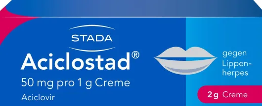 Aciclostad gegen Lippenherpes 2 g Creme