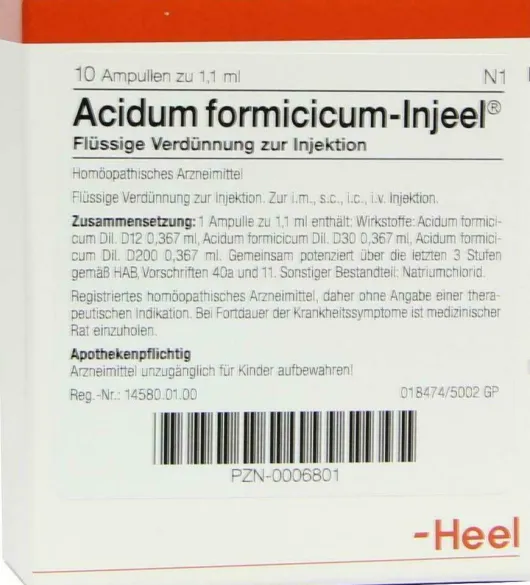 Acidum Formicicum 10 Ampullen