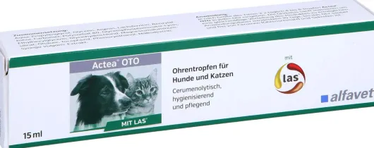Actea Oto Ohrentropfen Für Hunde und Katzen 15 ml