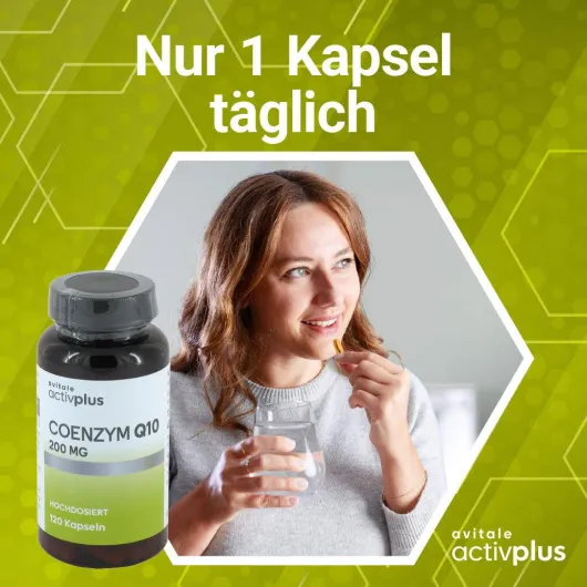 Activplus Coenzym Q10 200 mg 120 Kapseln