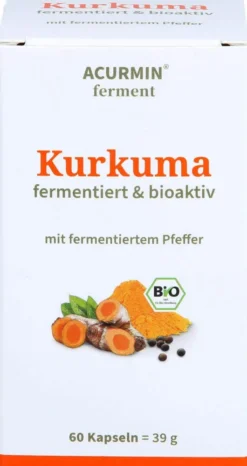 Acurmin Ferment Kurkuma Pfeffer 60 Kapseln