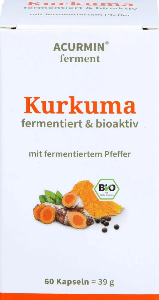 Acurmin Ferment Kurkuma Pfeffer 60 Kapseln