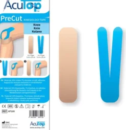 AcuTop Precut Kinesiologie Tape Knie 5 x 20 cm I-Type + Y-Type je 8 Stück
