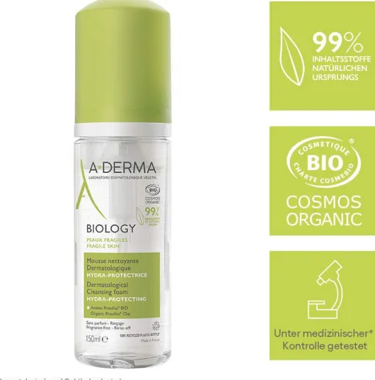 A-Derma Biology Reinigungsschaum 150 ml