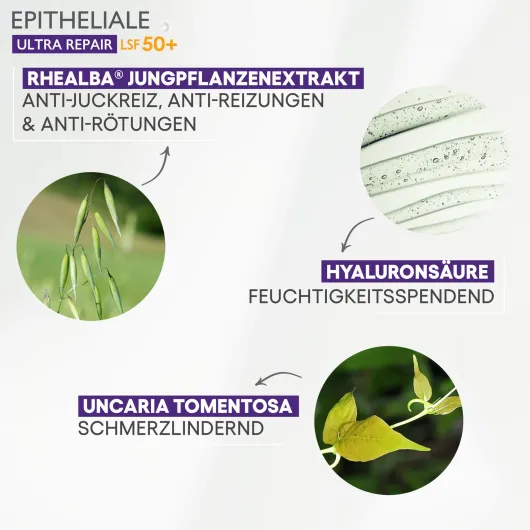 A-Derma Epitheliale Ultra Repair Creme Lsf50+ 40 ml