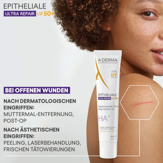 A-Derma Epitheliale Ultra Repair Creme Lsf50+ 40 ml