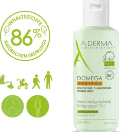 A-Derma Exomega Control Reinigungsgel 2in1 200 ml