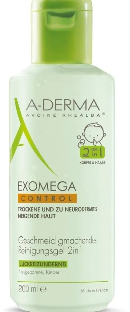 A-Derma Exomega Control Reinigungsgel 2in1 200 ml