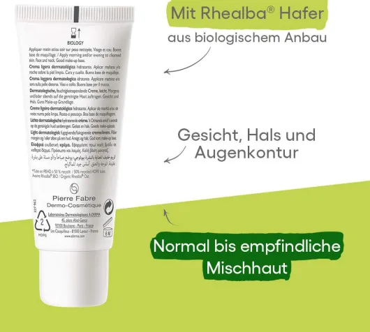 A-Derma Feuchtigkeitscreme leicht 40 ml