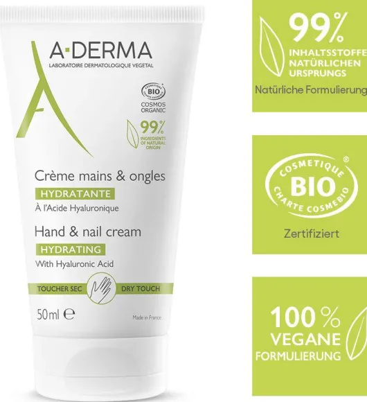 A-Derma Hand- und Nagelcreme 50 ml