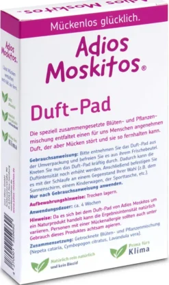 Adios Moskitos Duft-Pad 1 Stück