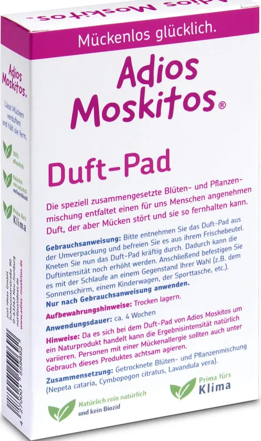 Adios Moskitos Duft-Pad 1 Stück