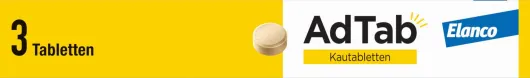 AdTab 48 mg für Katzen (2-8 kg) 3 Kautabletten