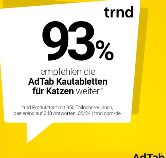 AdTab 48 mg für Katzen (2-8 kg) 3 Kautabletten