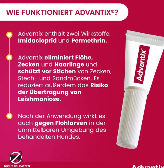 Advantix Spot-On Hund bis 4 kg 4 x 0,4 ml Lösung