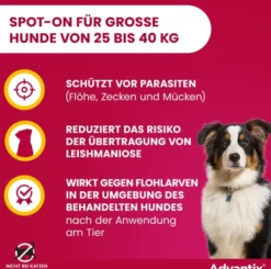 Advantix Spot-On Hund 25-40 kg 4 x 4 ml Lösung