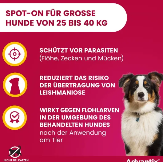 Advantix Spot-On Hund 25-40 kg 4 x 4 ml Lösung
