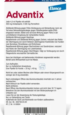 Advantix Spot-On Hund 25-40 kg 4 x 4 ml Lösung