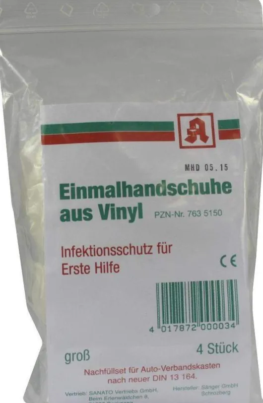 Aids Schutzhandschuhe Vinyl