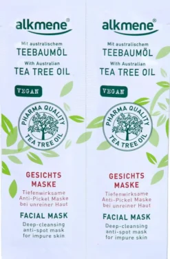 Alkmene Teebaum Gesichtsmaske 2 X 6 ml